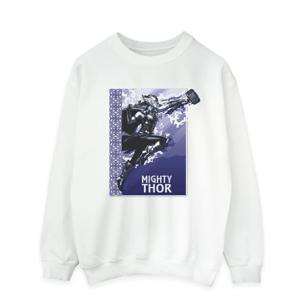 Marvel Mens Thor Love And Thunder Mighty Thor Sweatshirt