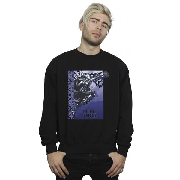 Marvel Mens Thor Love And Thunder Mighty Thor Sweatshirt