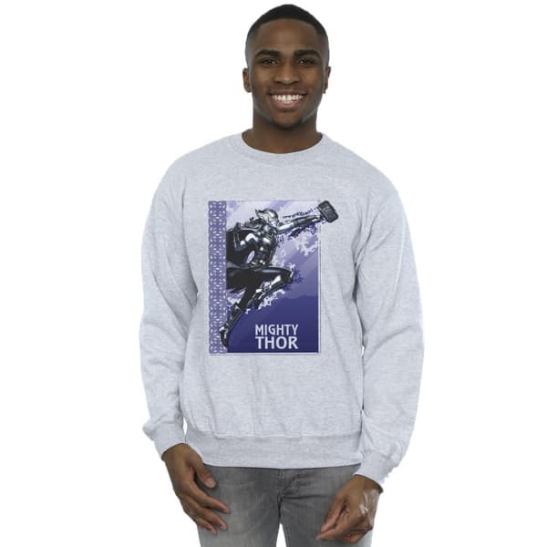 Marvel Mens Thor Love And Thunder Mighty Thor Sweatshirt