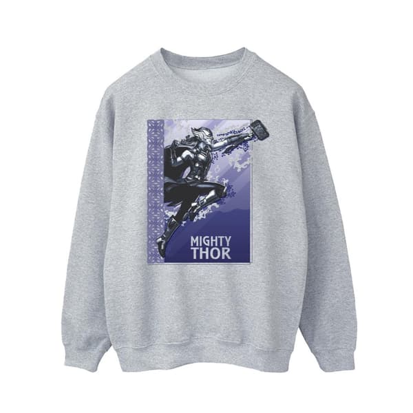 Marvel Mens Thor Love And Thunder Mighty Thor Sweatshirt