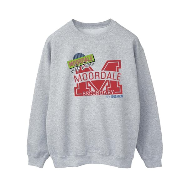 Netflix Dam/Tjej Sex Education Moordale M Collage Sweatshirt