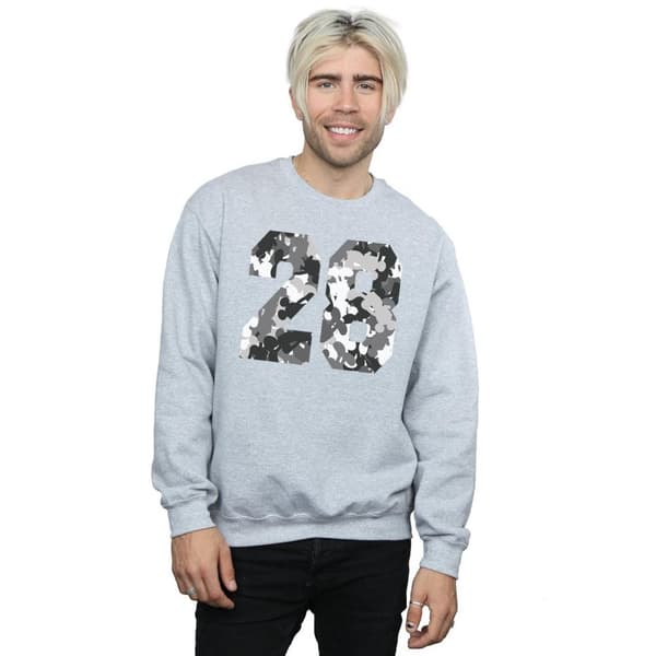 Disney Mens Mickey Mouse Pattern 28 Sweatshirt