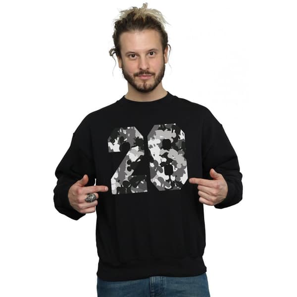 Disney Mens Mickey Mouse Pattern 28 Sweatshirt