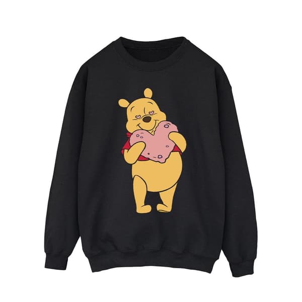 Disney Mens Winnie The Pooh Heart Eyes Sweatshirt