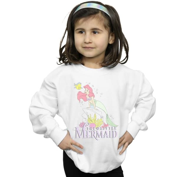 Disney Girls The Little Mermaid Faded Nostalgia Sweatshirt