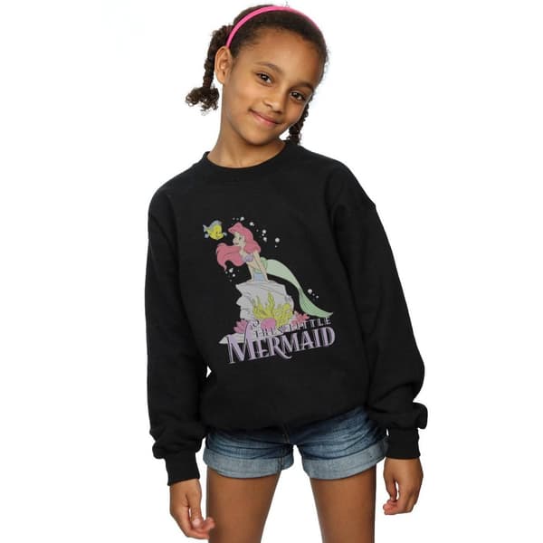 Disney Girls The Little Mermaid Faded Nostalgia Sweatshirt