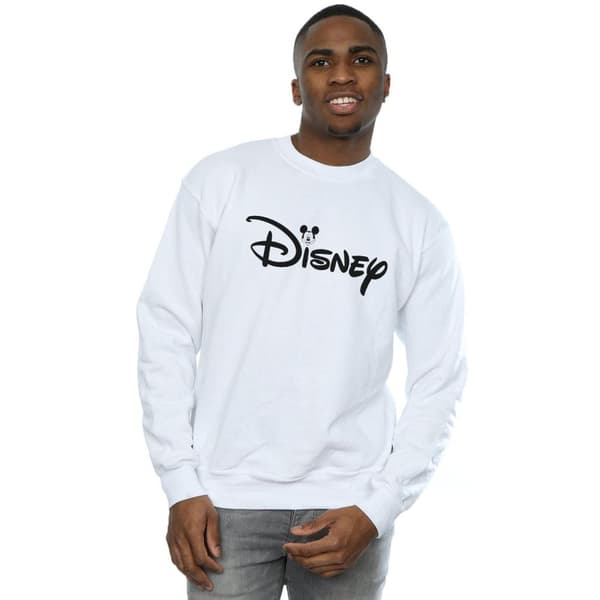 Disney Mens Mickey Mouse Head Logo Sweatshirt