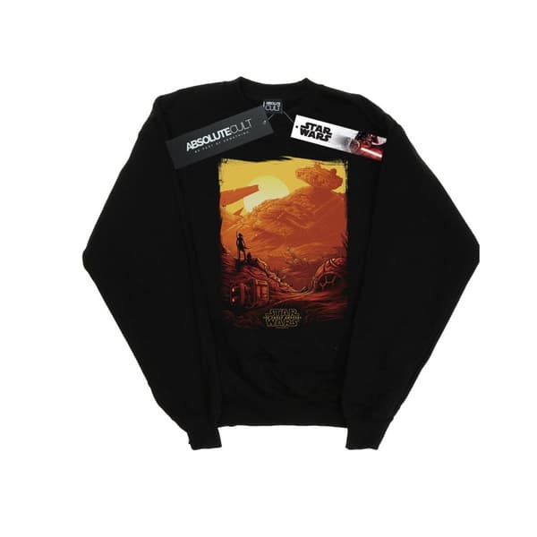 Star Wars: The Force Awakens Girls Rey Art Poster Sweatshirt