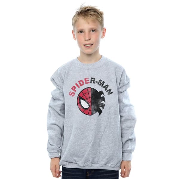 Marvel Boys Spider-Man Classic Split Sweatshirt