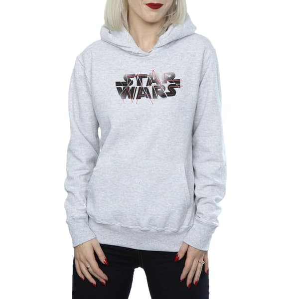 Star Wars Womens/Ladies The Last Jedi Spray Logo Hoodie