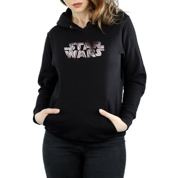 Star Wars Womens/Ladies The Last Jedi Spray Logo Hoodie