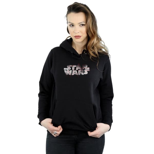 Star Wars Womens/Ladies The Last Jedi Spray Logo Hoodie