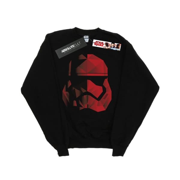 Star Wars Boys The Last Jedi Stormtrooper Red Cubist Helmet Sweatshirt