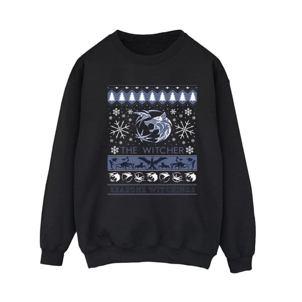 Netflix Womens/Ladies The Witcher Seasons Witchings Sweatshirt Black XXL