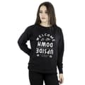 Miniatyrbild 2 av 4: Netflix Stranger Things Welcome To The Upside Down - Sweatshirt för kvinnor/damer