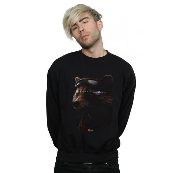 Marvel Mens Avengers Endgame Avenge The Fallen Rocket Sweatshirt