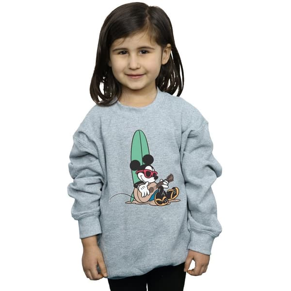 Disney Girls Mickey Mouse Surf And Chill Sweatshirt