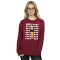 Miniatyrbilde 2 av 5: Elf Womens/Ladies Buddy Santa Scream Sweatshirt