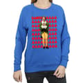 Miniatyrbilde 3 av 5: Elf Womens/Ladies Buddy Santa Scream Sweatshirt