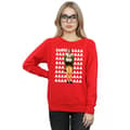 Miniatyrbilde 2 av 5: Elf Womens/Ladies Buddy Santa Scream Sweatshirt