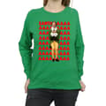 Miniatyrbilde 3 av 5: Elf Womens/Ladies Buddy Santa Scream Sweatshirt
