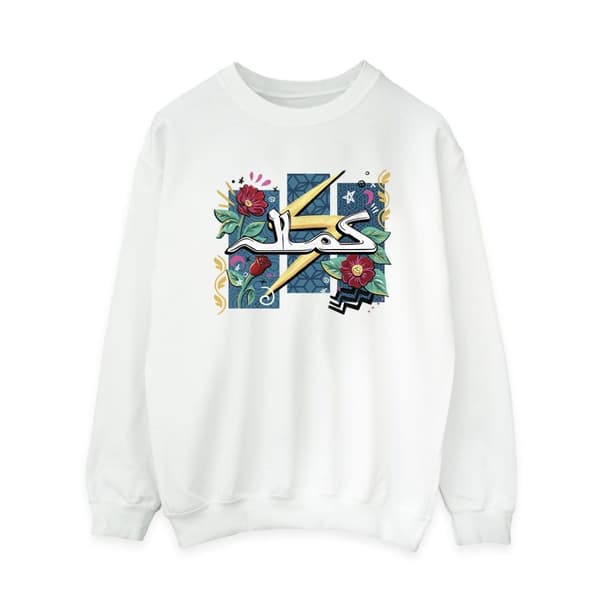 Marvel Dam/Tjej Ms Marvel Flower Lightning Sweatshirt