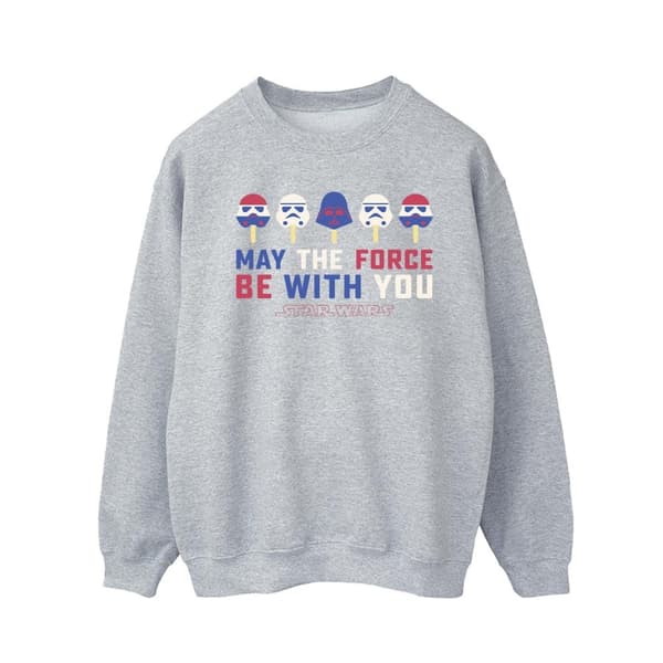 Star Wars: A New Hope Mens May The Force Ice Pops Sweatshirt
