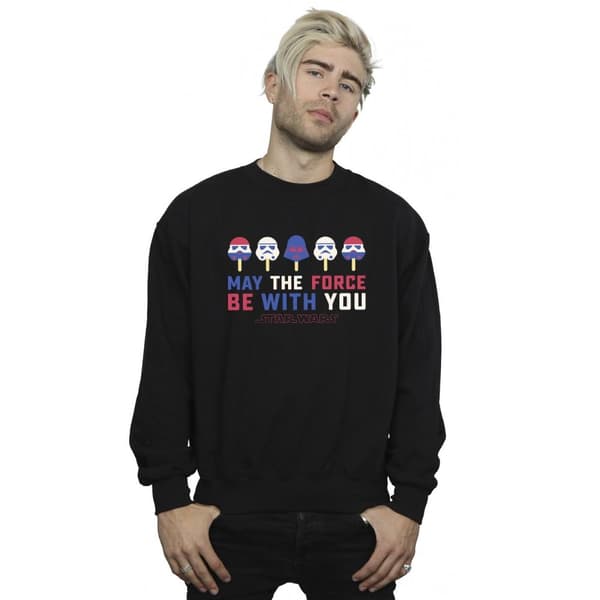 Star Wars: A New Hope Mens May The Force Ice Pops Sweatshirt