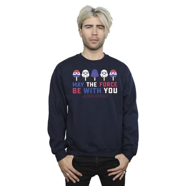 Star Wars: A New Hope Mens May The Force Ice Pops Sweatshirt