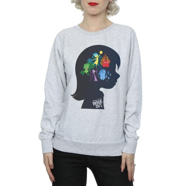 Disney Womens/Ladies Inside Out Silhouette Sweatshirt