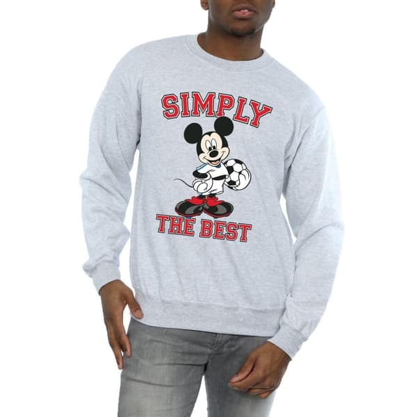 Disney Mens Musse Pigg Simply The Best Sweatshirt