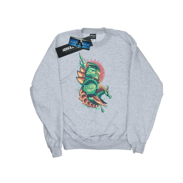 DC Comics Womens/Ladies Aquaman Xebel Crest Sweatshirt