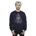 Pikkukuva 2 / 3: Marvel Mens Captain America Christmas Tree Sweatshirt