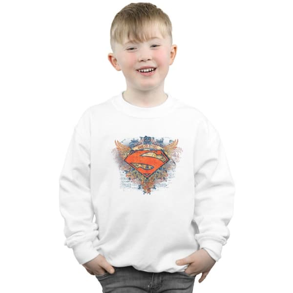 DC Comics Pojkar Superman Wings Shield Sweatshirt