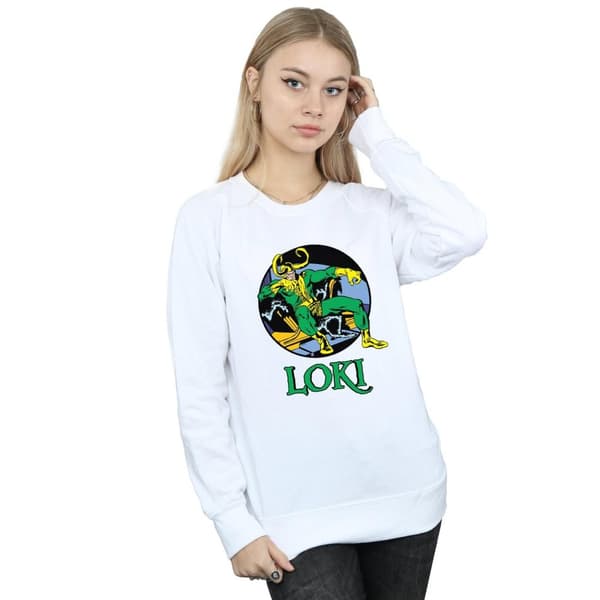 Marvel Womens/Ladies Loki Throne Sweatshirt