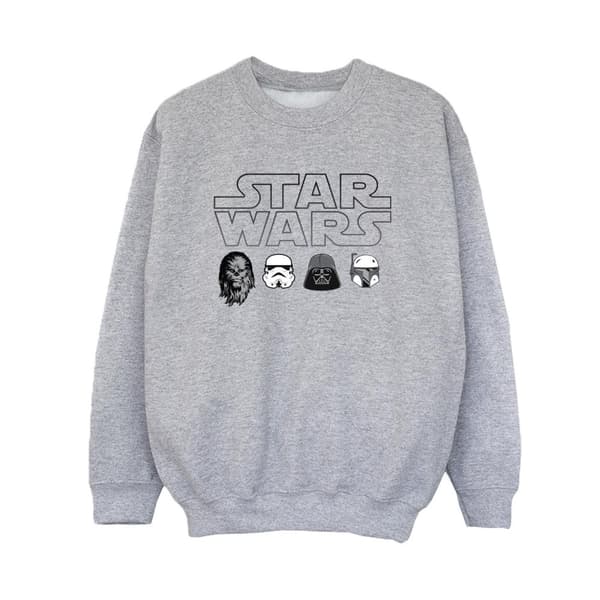 Star Wars Boys Character Heads Sweatshirt