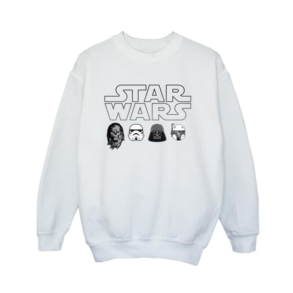 Star Wars Boys Character Heads Sweatshirt
