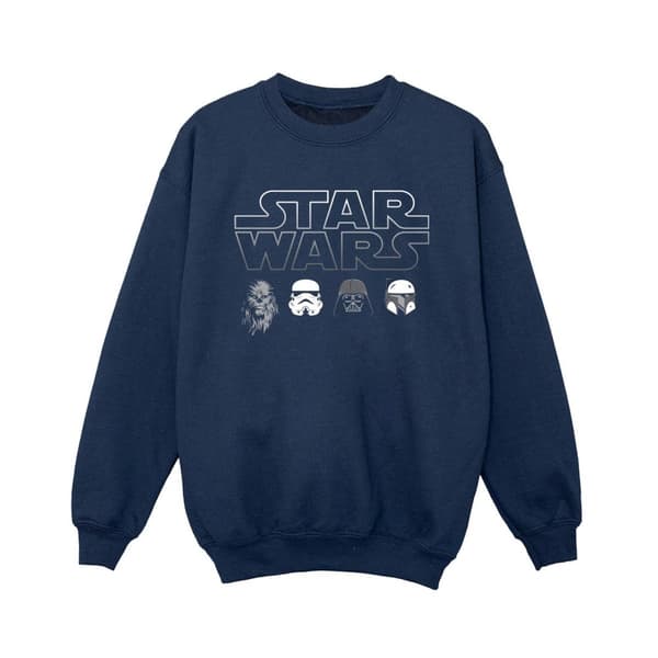 Star Wars Boys Character Heads Sweatshirt