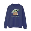Miniatyrbilde 1 av 3: Star Wars Mens The Mandalorian Grogu Snacks Meme Sweatshirt