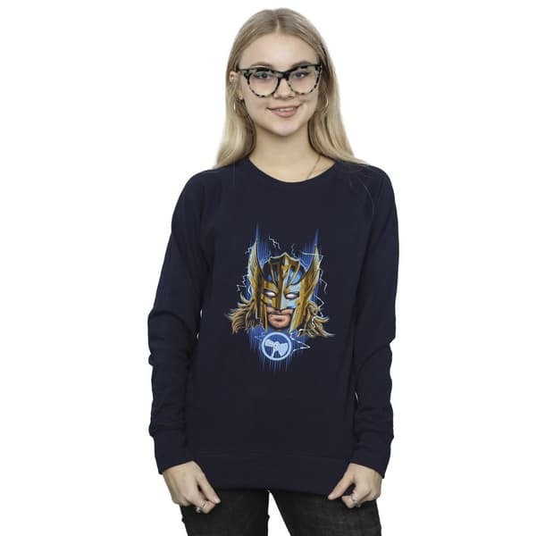 Marvel Womens/Ladies Thor Love And Thunder Mask Sweatshirt