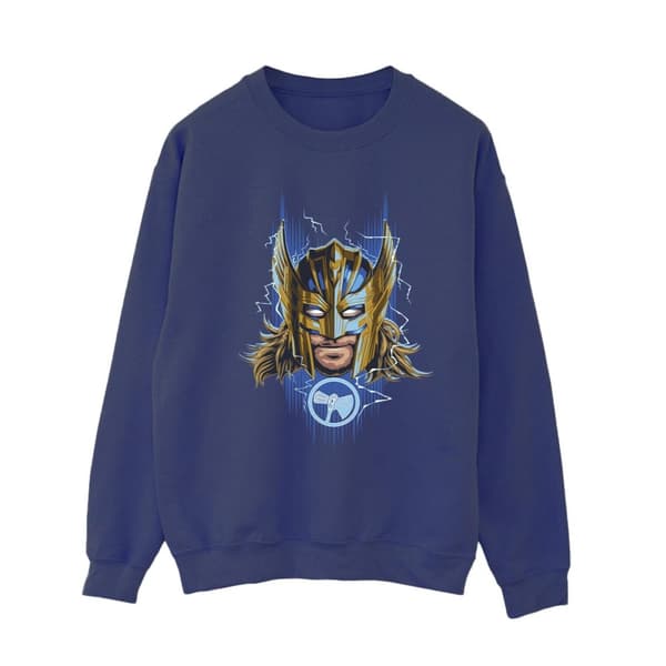 Marvel Womens/Ladies Thor Love And Thunder Mask Sweatshirt