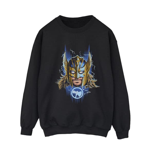 Marvel Womens/Ladies Thor Love And Thunder Mask Sweatshirt