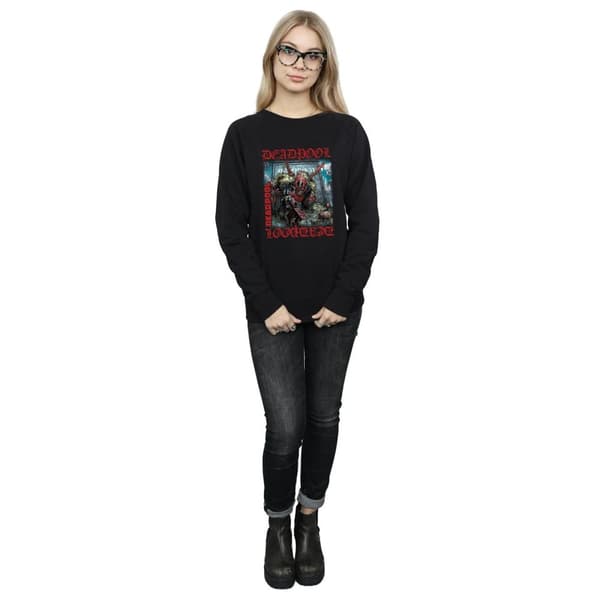 Marvel Womens/Ladies Deadpool Here Lies Deadpool Sweatshirt