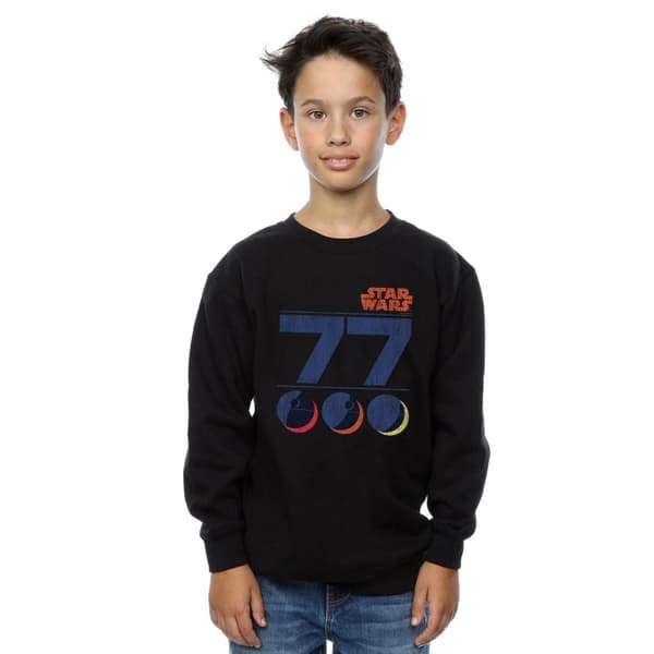 Star Wars Boys Retro 77 Death Star Sweatshirt