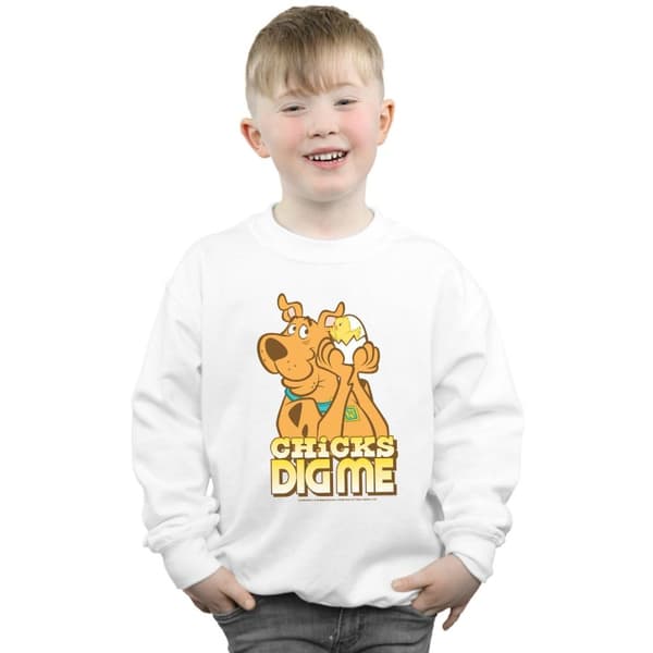 Scooby Doo Pojkar Chicks Dig Me Sweatshirt