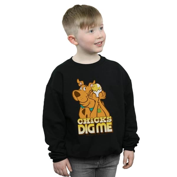 Scooby Doo Pojkar Chicks Dig Me Sweatshirt