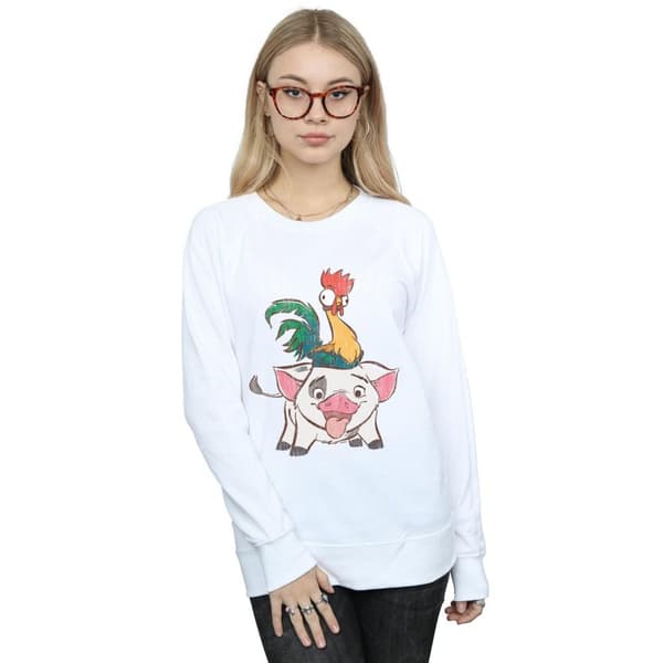 Disney Dam/Tjej Moana Hei Hei And Pua Sweatshirt