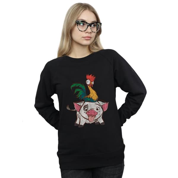 Disney Dam/Tjej Moana Hei Hei And Pua Sweatshirt
