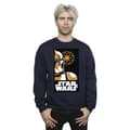 Miniatyrbillede 2 af 4: Star Wars Mens Stormtrooper Art Poster Sweatshirt