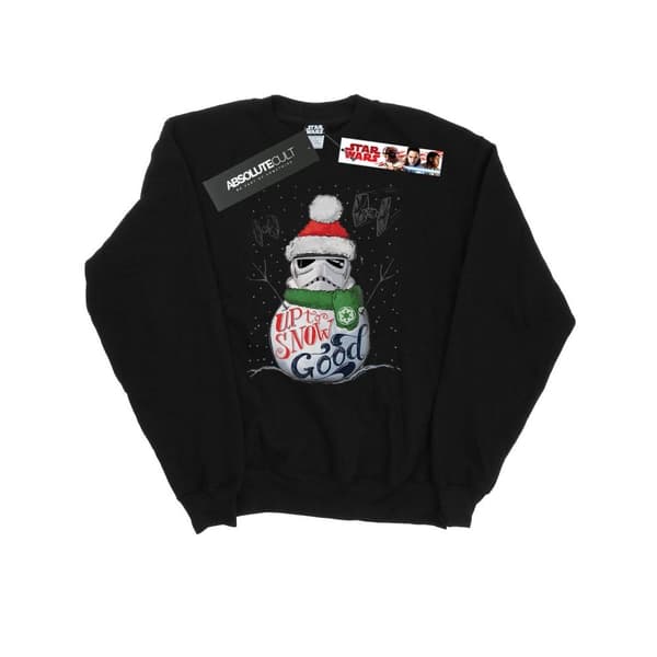 Star Wars Mens Stormtrooper Up To Snow Good Sweatshirt